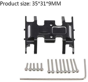 1Pc Aluminium Doos Chassis Mount Base Plaat Holder Center Plaat Rc Axiale 90081 Voor 1/24 SCX24 Auto Upgrade skid Accessor N7C3