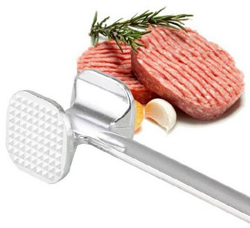 1Pc Aluminium Losse Vleesvermalsers Vlees Hamer Twee Kanten Ponders Klop-Zijdig Voor Steak Varkensvlees Keuken Gereedschap