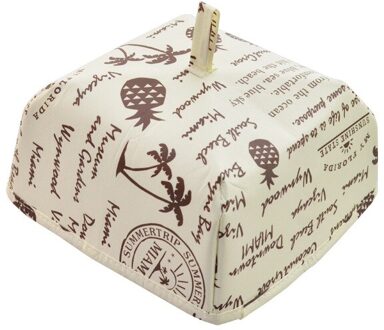 1Pc Aluminiumfolie Voedsel Covers Opvouwbare Gerechten Geïsoleerde Thermische Voedsel Tent Covers Warm Houden Keuken Gadgets Accessoires A 23x23x12cm