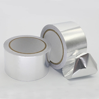 1pc/Aluminum Foil Tape Strong Adhesive Perfect Sealing Hot Cold Air Duct Tape for Pipe Metal Repair 0.06mm Thickness