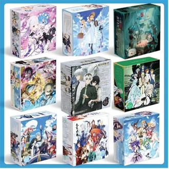 1Pc Anime Detective Conan Cardcaptor Sakura Comic Luxury Gift Box Water Cup Postcard Sticker and Poster Anime Around