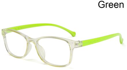 1Pc Anti-Blauw Kids Bril Draagbare Kinderen Computer Brillen Vision Care Oogbescherming Bril Met Ultra Licht Frame groen