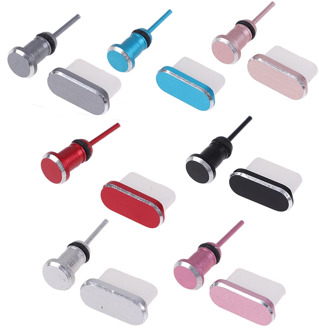 1pc Anti Dust Plugs Type-C Charging Holes 3.5mm Headphone Jacks Silicone Type C Port Protection Dust Plug For Smartphone