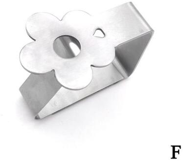 1Pc Antislip Eettafel Clip Staal Materiaal Restaurant Essentiële Keuken Tafelkleed Voor Picknick Clip Bevestiging E5J1