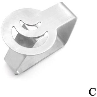 1Pc Antislip Eettafel Clip Staal Materiaal Restaurant Essentiële Keuken Tafelkleed Voor Picknick Clip Bevestiging E5J1