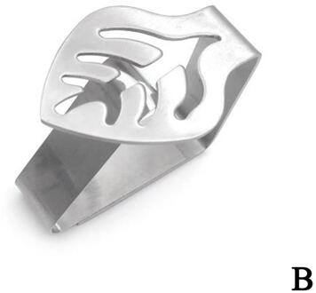 1Pc Antislip Eettafel Clip Staal Materiaal Restaurant Essentiële Keuken Tafelkleed Voor Picknick Clip Bevestiging E5J1