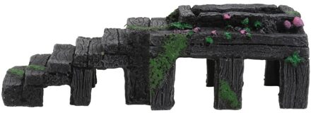 1Pc Aquarium Schildpad Koesteren Platform Hars Aquarium Tank Schuilplaatsen)