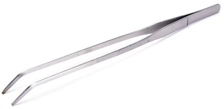 1Pc Aquarium Tank Aquatic Plant Rvs Gereedschap Sets Aquascaping Kit Pincet Schaar Spatel Gebogen Dierbenodigdheden 2