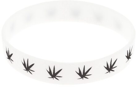 1Pc Armband Siliconen Armband & Bangles Zwart Wit Kleur Polsbandje Sieraden Print