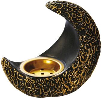 1Pc Aroma Kachel Huishoudelijke Wierookvat Decoratieve Wierookvat Crescent Wierookbrander Voor Decor Thuis Tafelblad Showcase