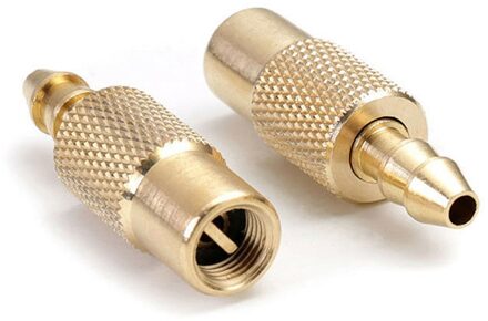 1Pc Auto Auto Messing 6Mm Tyre Wheel Tire Air Chuck Inflator Pomp Valve Clip Clamp Connector Adapter