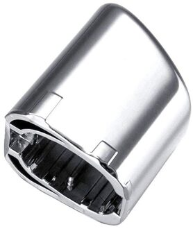 1pc Auto Handrem Hendel Parking Knop Cover Chrome Decoratie Shell Voor Polo Cross 6Rd 711 333 EEN Auto Styling accessorie Zilver