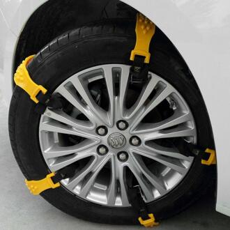 1Pc Auto Sneeuw Band Ketting Voor Emergency Riem Rundvlees Pees Auto Wheel Tire Anti-Slip Tpu Set Auto wassen Onderhoud 1stk