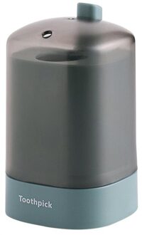 1Pc Automatisch Pop-Up Tandenstoker Houder Draagbare Tandenstoker Houder Container Tandenstoker Opslag Voor Box Restaurant Thuis Tafel groen