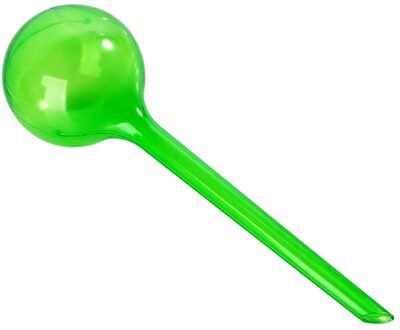 1Pc Automatische Druppelirrigatie Imitatie Glas Bal Sproeisysteem Apparaat Bloem Plant Pot Bonsai Water Druppelaar Voor Home Reizen groen