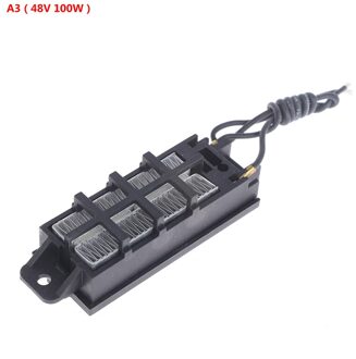 1Pc Automatische Thermostaat Ptc Heater Met Stand Gegolfd Strip Kleine Ruimte Verwarming 50W/100W 12V (Ac/Dc) diy Verwarming Gereedschap 48V 100W