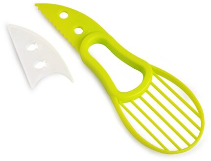 1Pc Avocado Nucleaire Slicer Corer Splitter Multifunctionele Fruit Shea Dunschiller Genucleëerde Divider Plastic Keuken Groente Gereedschap