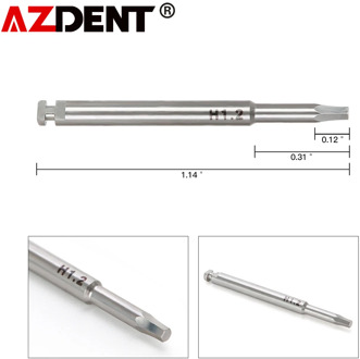 1PC Azdent Dental Implant Screw Driver For Low Speed Handpiece long drivers:29mm short drivers:23mm Shank Dia.2.35mm