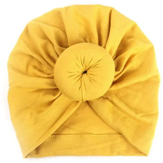 1pc Baby Accessories For Newborn Toddler Kids Baby Girl Boy Turban Cotton Beanie Hat Winter Cap Knot Solid Soft Caps