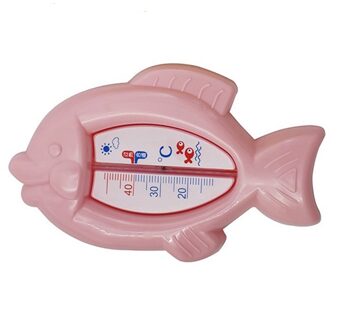 1Pc Baby Bad Thermometer Voor Pasgeboren Mooie Vis Water Temperatuur Meter Babybadje Speelgoed Thermometer Baby Care Tools roze