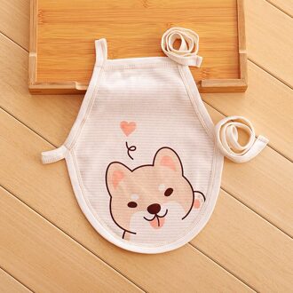 1Pc Baby Bib Cartoon Print Speeksel Handdoek Baby Jongen Meisje Voeden Schort Katoen Tulband Bib Akita