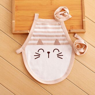 1Pc Baby Bib Cartoon Print Speeksel Handdoek Baby Jongen Meisje Voeden Schort Katoen Tulband Bib kitten