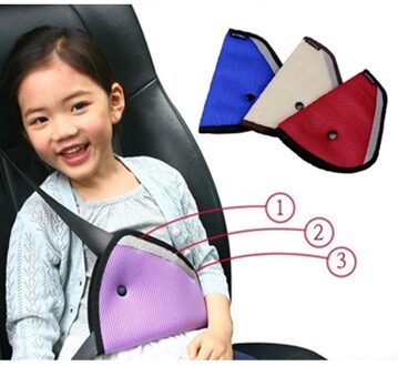 1Pc Baby Car Auto Veiligheid Seat Belt Harness Schouder Pad Cover Kinderen Bescherming Cover Kussen Ondersteuning Auto Kussen Zetel riemen 1 stk blauw
