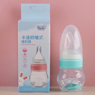 1Pc Baby Feeder Fles Baby Peuter Voedsel Melk Geneeskunde Supplement Zuigfles groen