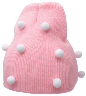 1Pc Baby Hoed Lente Herfst Baby Hoed Sjaal Voor Jongens Meisjes Gebreide Cap Winter Warm Effen Kleur Kinderen Herfst en Winter Cap 03