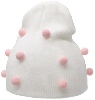 1Pc Baby Hoed Lente Herfst Baby Hoed Sjaal Voor Jongens Meisjes Gebreide Cap Winter Warm Effen Kleur Kinderen Herfst en Winter Cap 06