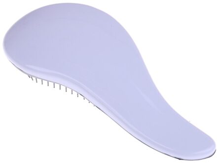 1Pc Baby Kids En Vrouwen Haar Kam Professionele Haar Borstel Salon Zachte Borstel Tangle Nat Droog Handvat Massage Kam licht paars