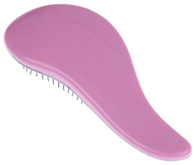 1Pc Baby Kids En Vrouwen Haar Kam Professionele Haar Borstel Salon Zachte Borstel Tangle Nat Droog Handvat Massage Kam roze