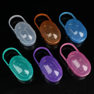 1Pc Baby Pacifier Box Soother Container Holder Infant Storage Box Travel Storage Case Safe Holder Pacifier PP Dummy Box