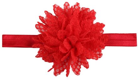 1Pc Baby Peuter Jongen Meisje Leuke Bloem Hoofdband Hoge Elastische Kant Haarband Effen Kleur Kids Hoofddeksels Haar Accessoires 01