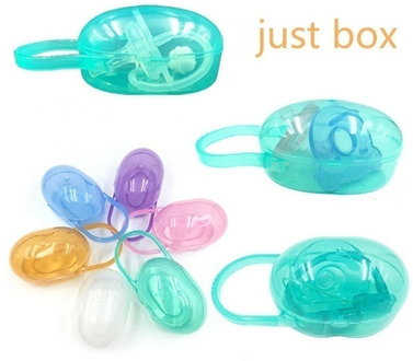 1PC Baby Solid Pacifier Box Soother Container Holder Pacifier Box Travel Storage Case Safe Holder Pacifier PP Plastic Box