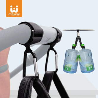1pc Baby Stroller Hook Multi Purpose Baby Stroller Accessories Shopping Pram Hook Metal Convenient Diaper Bag Hooks for Stroller