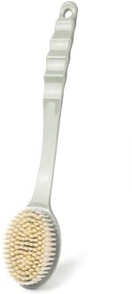 1Pc Bad Douche Borstel Met Lange Steel Bad Borstel Haren Scrubber Handvat Wassen Terug Scrub Huid Massage Badkamer producten groen