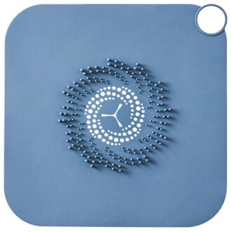 1Pc Badkamer Wastafel Filter Badkamer Floor Cover Keuken Riool Filter Bad Douche Cover Floor Gootsteen Zeef Hair Stopper blauw