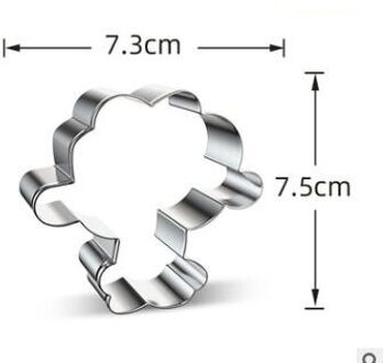 1Pc Bakken Accessoires Biscuit Mould Rvs Cookie Cutter Kitchen Tools Schapen Shape Cake Fondant Mold 3