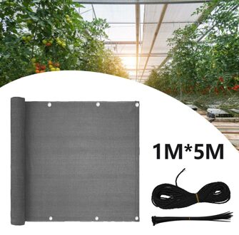 1Pc Balkon Hek Netto Wind Anti-Uv Zonnescherm Netto Onderdak Privacy Zonnebrandcrème Outdoor Luifel Balkon Tuin Zonnezeilen Cover 2stk-zwart