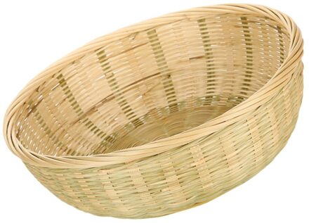1Pc Bamboe Product Bamboe Zeef Bamboe Opslag Mand (Willekeurige Kleur)