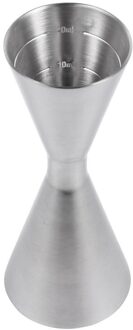 1Pc Bartending Cocktail Onskop Multifunctionele Jigger Cup Rvs Maatbeker Bar Gereedschap (30/45Ml, 30/60Ml) 30 45ml