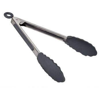 1Pc Bbq Tang Staal Hittebestendig Keuken Koken Salade Brood Serveren Barbecue Tang Gebruiksvoorwerp Keuken Gereedschap Bbq Tool accessoires