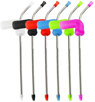 1PC Beer Snorkel Straw Beer Bong Funnel Slammer Double Beer Snorkel Dispenser Festivals Party Bar Drinking Tools