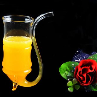 1Pc Beker Glas Mok Met Stro Voor Koud Drankje Thuisgebruik En Party Night Bar Wijn Drinken Sap glas Eekhoorn Cup