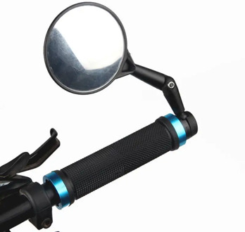 1pc Bicycle Handle Bar End Mirrors 360 Rotatable Bike Side Rearview Mirrors Cycling Accessories