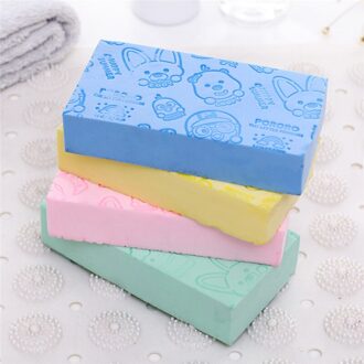 1Pc Big Size Bad Spons Lichaam Dode Huid Remover Exfoliërende Massager Cleaning Douche Borstel Bad Voor Peeling Exfoliërende Mitt blauw