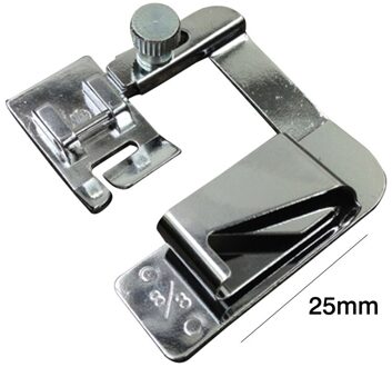 1PC Binnenlandse Naaimachine Voet Presser Rolzoom Voeten Set voor Brother Singer Naaien Accessoires 3 Size 25mm