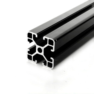 1PC BLACK 4040 European Standard Anodized Aluminum Profile Extrusion 100-800mm Length Linear Rail for CNC 3D Printer CNC