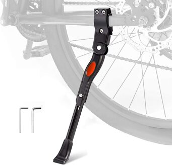 1Pc Black Aluminium Fiets Stand Verstelbare Mtb Fiets Parking Rack Stand Ondersteuning Houder Mountainbike Accessiry Gereedschap